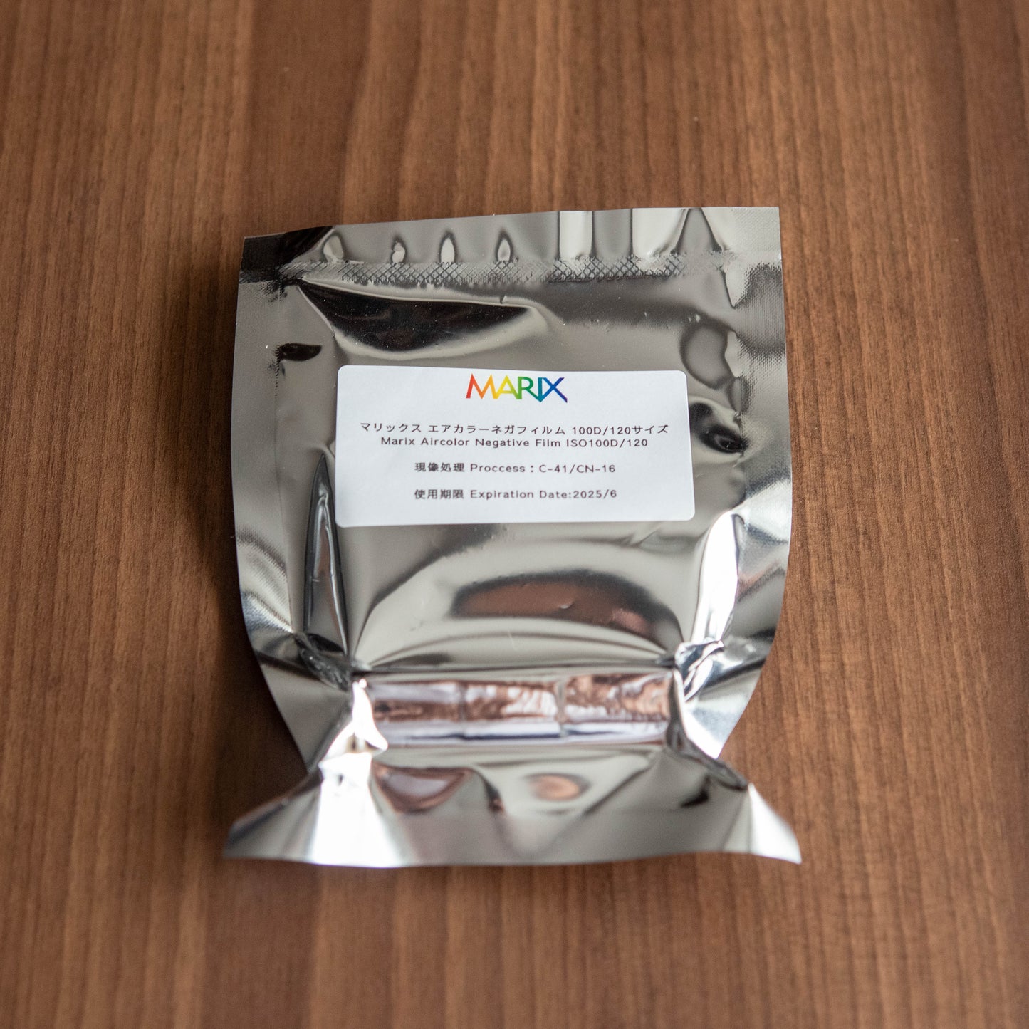【エコパックでメール便】マリックス エアカラーネガフィルム ISO100【120 ブローニー】MARIX AIRCOLOR FILM