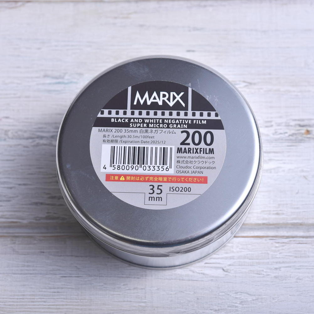 マリックス 白黒ネガフィルム ISO200 長巻100フィート缶入り MARIX BLACK＆WHITE FILM – カメラ フィルム ネガフィルム  のことなら ジャパンブランド MarixFilm