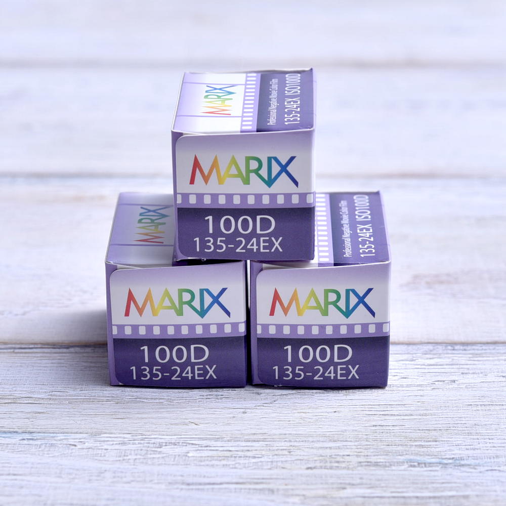 【送料無料 3個セット】マリックス カラーネガフィルム 100D 24枚 MARIX Color movie NegaFilm