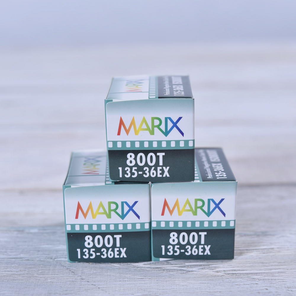 [Free shipping 3 piece set] MARIX color negative film 800T 36 sheets MARIX  Color movie NegaFilm