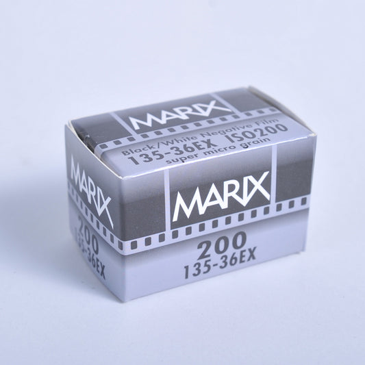マリックス 白黒ネガフィルム ISO200 36枚 MARIX BLACK＆WHITE FILM