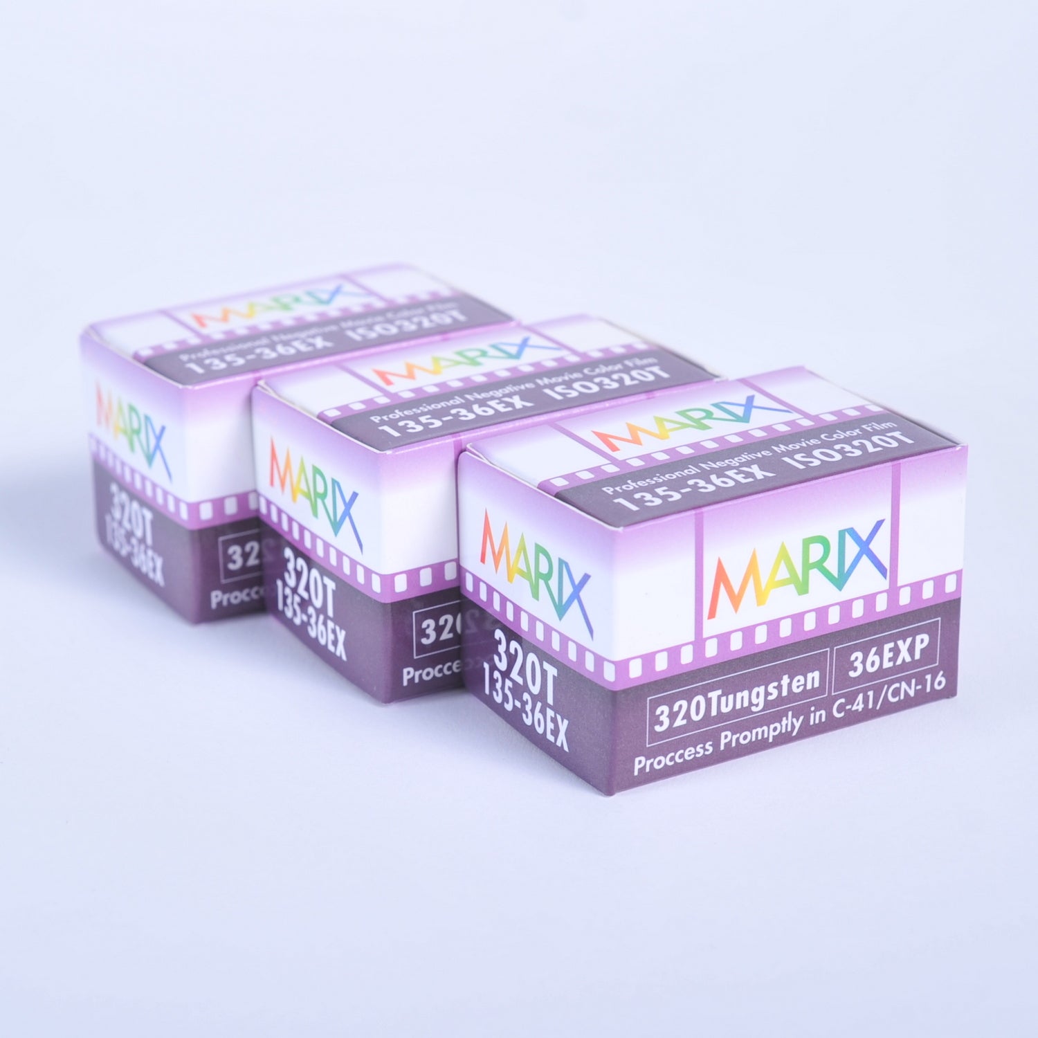 送料無料 3個セット】マリックス カラーネガフィルム 320T 36枚 MARIX