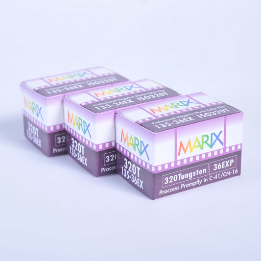 【送料無料 3個セット】マリックス カラーネガフィルム  320T 36枚 MARIX Color movie NegaFilm