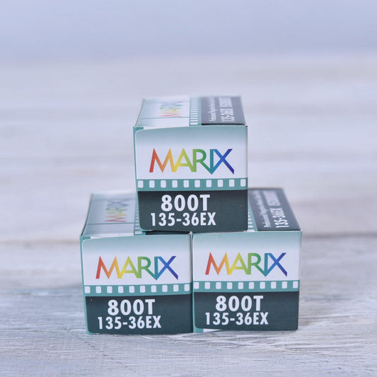 [Free shipping 3 piece set] MARIX color negative film 800T 36 sheets MARIX Color movie NegaFilm