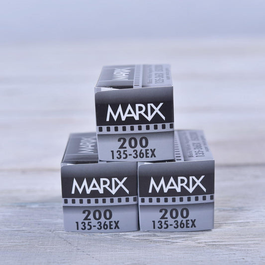 【送料無料 3個セット】マリックス 白黒ネガフィルム ISO200 36枚 MARIX BLACK＆WHITE FILM